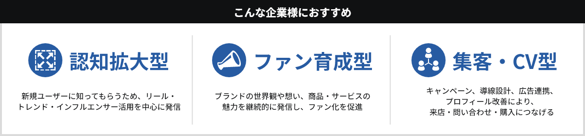 Instagram（インスタ）運用代行の特徴